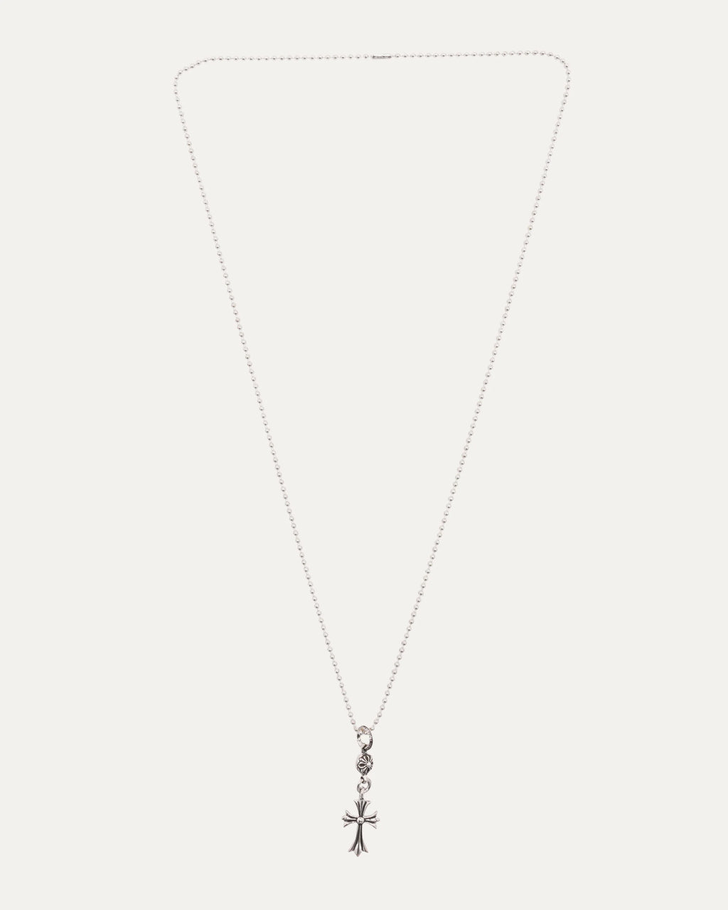 Cross with Ball Necklace